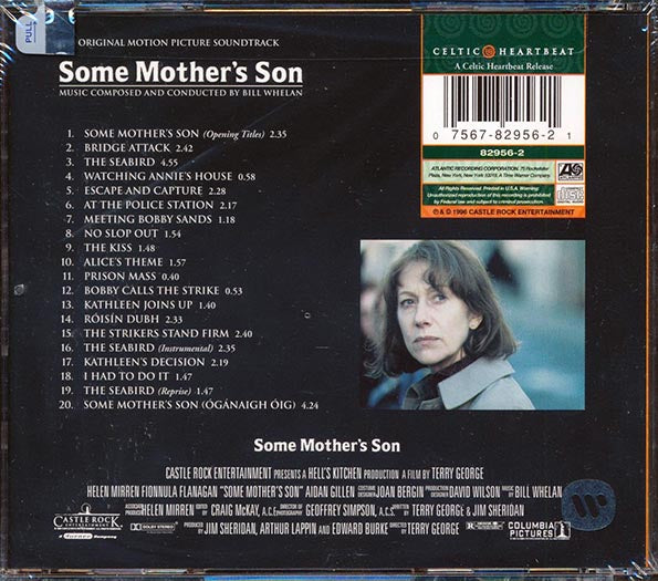Bill Whelan  - Some Mothers Son Original Motion Soundtrack (CD)