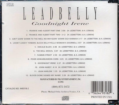 Leadbelly - Goodnight Irene (CD)