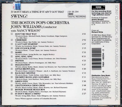 John Williams, The Boston Pops Orchestra, Nancy Willson, Etc. - It Dont Mean A Thing If It Aint Got That Swing (CD)