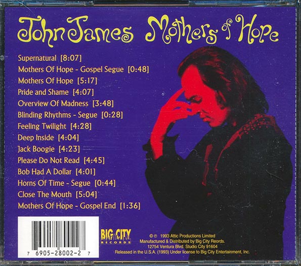 John James  - Mothers Of Hope (CD)