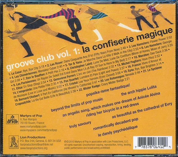 Le Coeur, Les Rover, Les Hamster, Etc. - Groove Club Volume 1: La Confiserie Magique (CD)