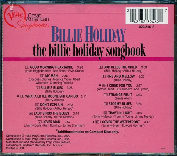 Billie Holiday - The Billie Holiday Songbook (CD)