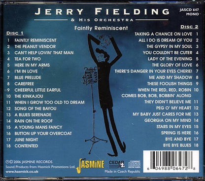 Jerry Fielding & His Orchestra - Faintly Reminiscent (CD)