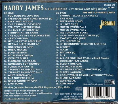 Harry James & His Orchestra - I've Heard That Song Before (CD)