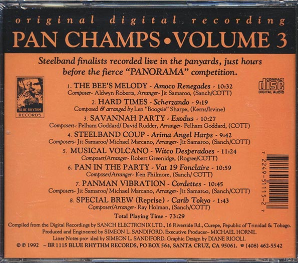 Amoco Renegades, Scherzando, Exodus, Etc. - Pan Champs Volume 3 (CD)