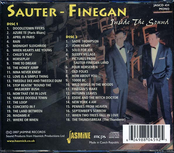 Sauter-Finegan Orchestra - Inside The Sound (CD)
