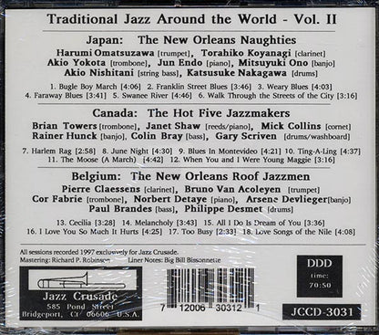 The New Orleans Naughties, The Hot Five Jazzmakers, The New Orleans Roof Jazzmen - Traditional Jazz Around The World Volume 2 (CD)