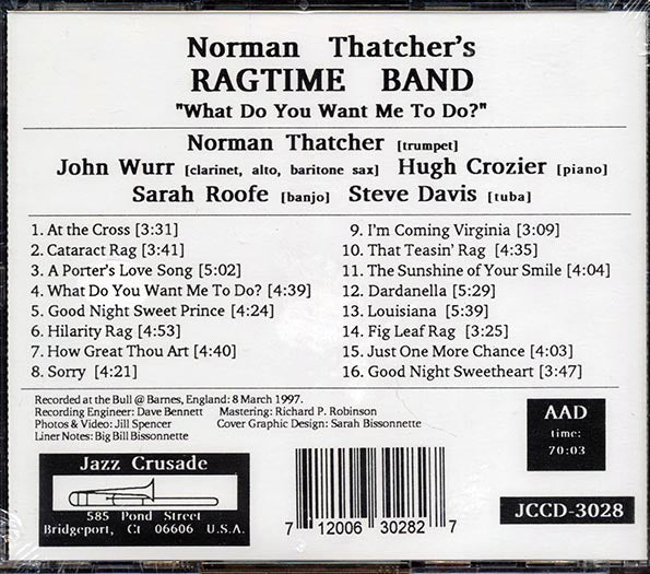 Norman Thatcher's Ragtime Band - What Do You Want Me To Do (CD)
