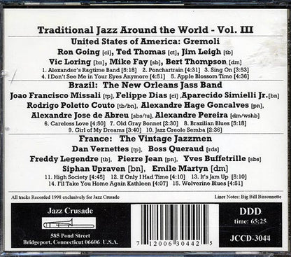 Gremoli, The New Orleans Jass Band, The Vintage Jazzmen - Traditional Jazz Around The World Volume 3 (CD)