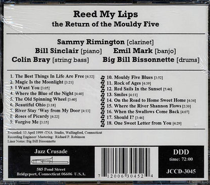 Sammy Rimington, The Mouldy Five - Reed My Lips (CD)