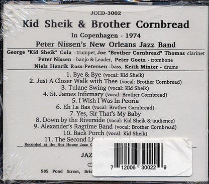 Kid Sheik, Brother Cornbread, Peter Nissen's New Orleans Jazz Band - Kid Sheik & Brother Cornbread (CD)