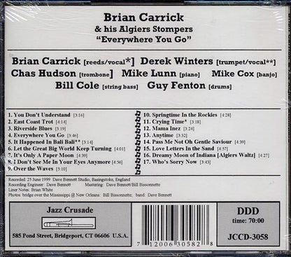 Brian Carrick & His Algiers Stompers - Everywhere You Go (CD)