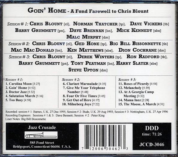 Chris Blount - A Fond Farewell To Chris Blount (CD)