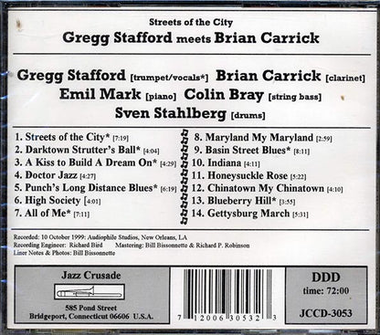 Gregg Stafford, Brian Carrick - Streets Of The City (CD)