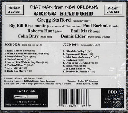 Gregg Stafford - That Man From New Orleans: Live March 14, 1998 (CD)