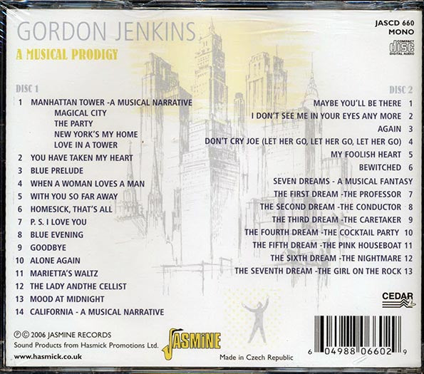 Gordon Jenkins - A Musical Prodigy (CD)