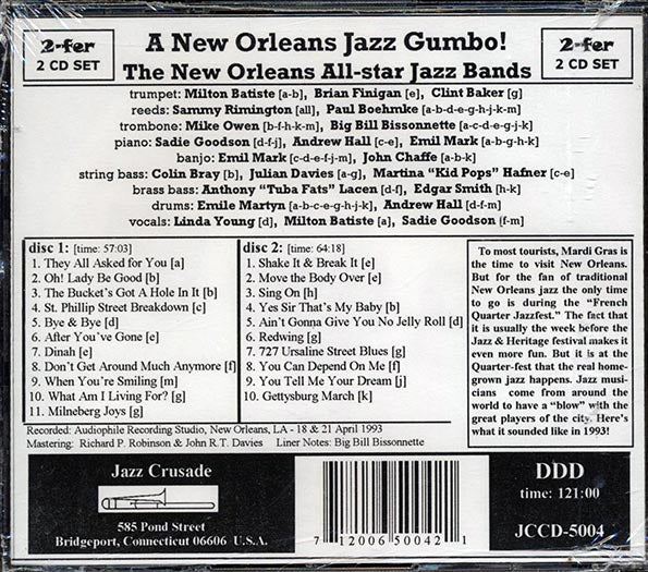 Various - A New Orleans Jazz Gumbo (CD)