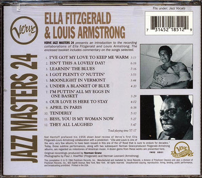 Ella Fitzgerald, Louis Armstrong - Verve Jazz Masters 24 (CD)