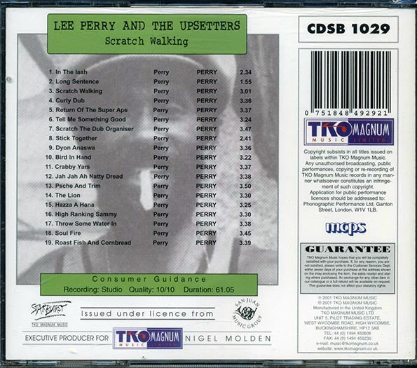 Lee Perry & The Upsetters - Scratch Walking (CD)