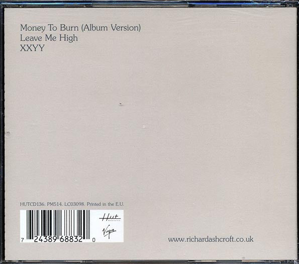 Richard Ashcroft - Money To Burn (CD)