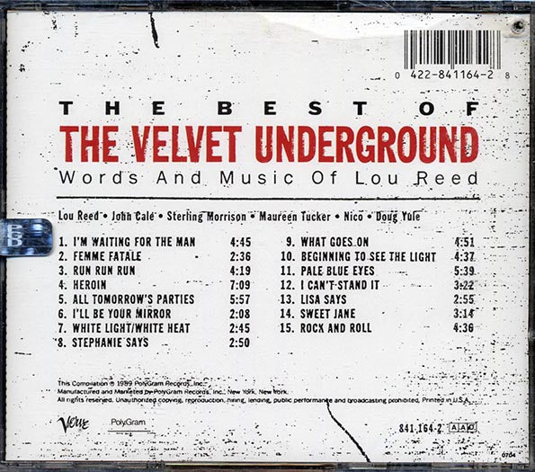 The Velvet Underground - The Best Of The Velvet Underground: Words And Music Of Lou Reed (CD)