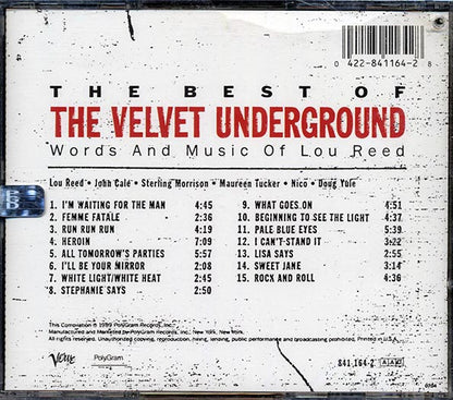 The Velvet Underground - The Best Of The Velvet Underground: Words And Music Of Lou Reed (CD)