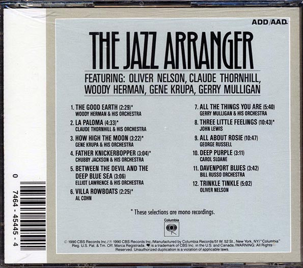 Woody Herman, Gene Krupa, Al Cohn, Etc. - The Jazz Arranger (CD)