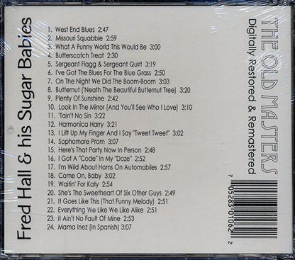 Fred Hall & His Sugar Babies, Arthur Fields - Fred Hall & His Sugar Babies Featuring Arthur Fields (24 tracks) (CD)