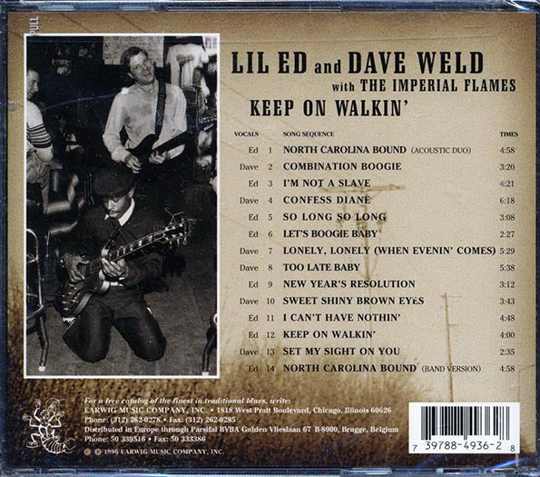 Lil Ed, Dave Weld, The Imperial Flames - Keep On Walkin' (CD)