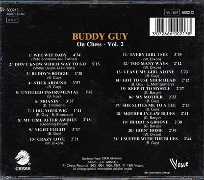 Buddy Guy - On Chess Volume 2 (CD)