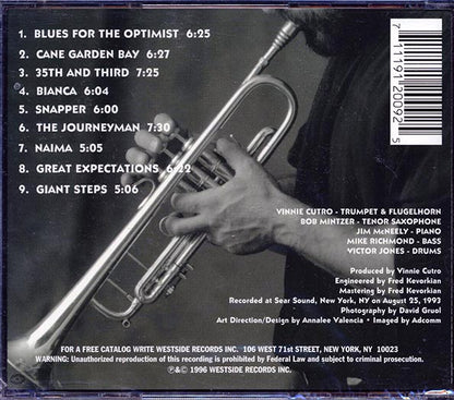 Vinnie Cutro Quintet - The Optimist (CD)