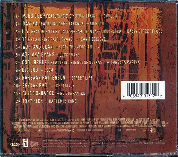 Mobb Deep, Davina, LV, Etc. - Hoodlum Music Inspired By The Motion Picture (CD)