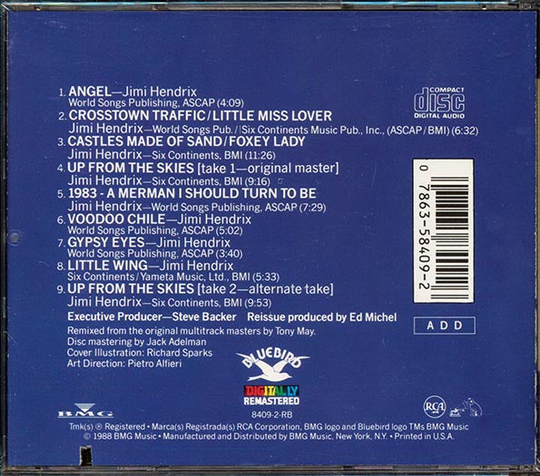 The Gil Evans Orchestra - Plays The Music Of Jimi Hendrix (CD)