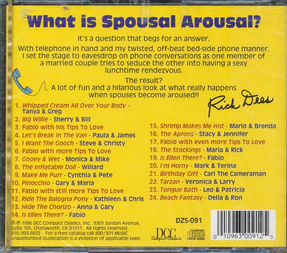Rick Dees & His Cast Of Idiots  - Spousal Arousal (CD)