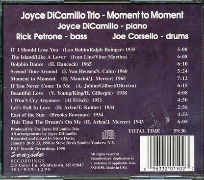 Joyce DiCamillo Trio  - Moment To Moment (CD)