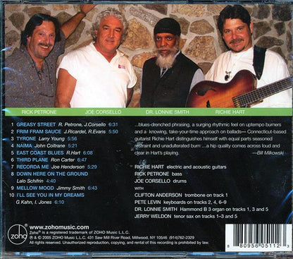 Richie Hart With Joe Corsello, Rick Petrone, Dr. Lonnie Smith  - Greasy Street (CD)
