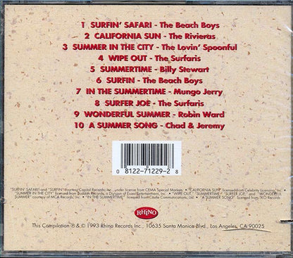 The Beach Boys, Billy Stewart, The Rivieras, Etc. - Summer Hits (CD)