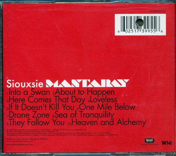 Siouxsie - Mantaray (promo) (CD)