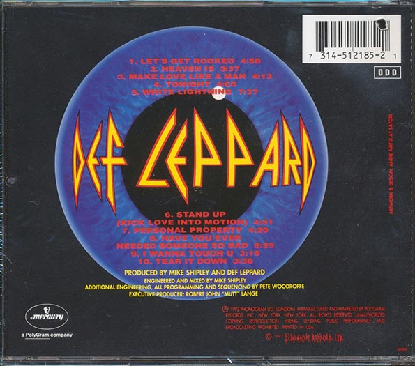 Def Leppard - Adrenalize (CD)