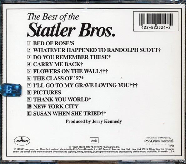 Statler Brothers - The Best Of The Statler Brothers (CD)