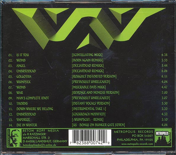 Wumpscut - Born Again (CD)