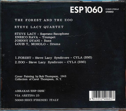 Steve Lacy - The Forest And The Zoo (CD)