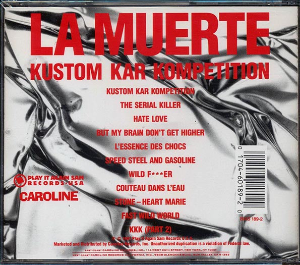 La Muerte - Kustom Kar Kompetition (CD)