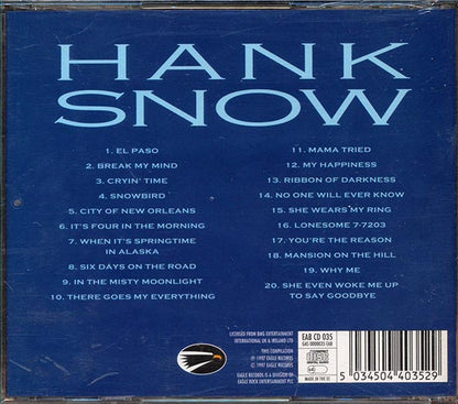 Hank Snow - The Masters (CD)