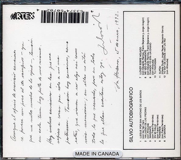 Silvio Rodriguez - Auto Biografico (CD)