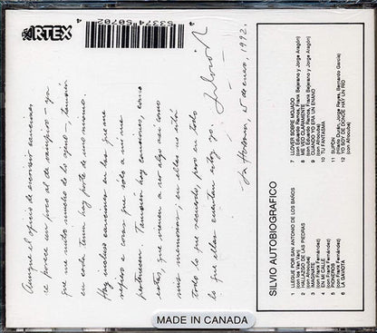 Silvio Rodriguez - Auto Biografico (CD)