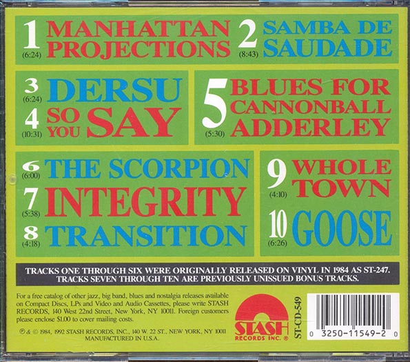 Andy Jaffe Sextet - Manhattan Projections (CD)