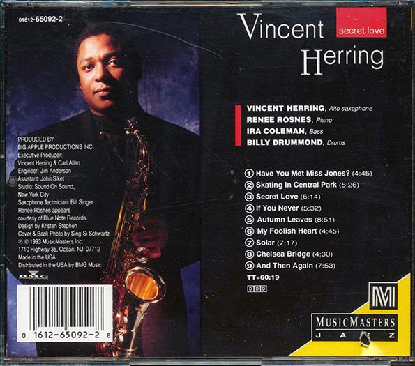Vincent Herring - Secret Love (CD)