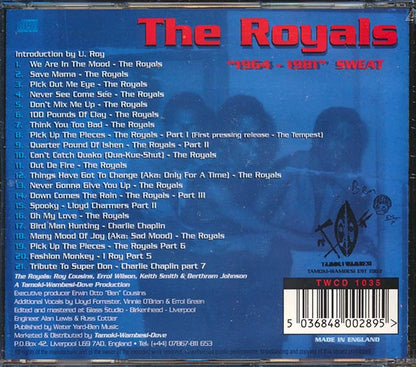 The Royals - Sweat: 1964-1981 (CD)