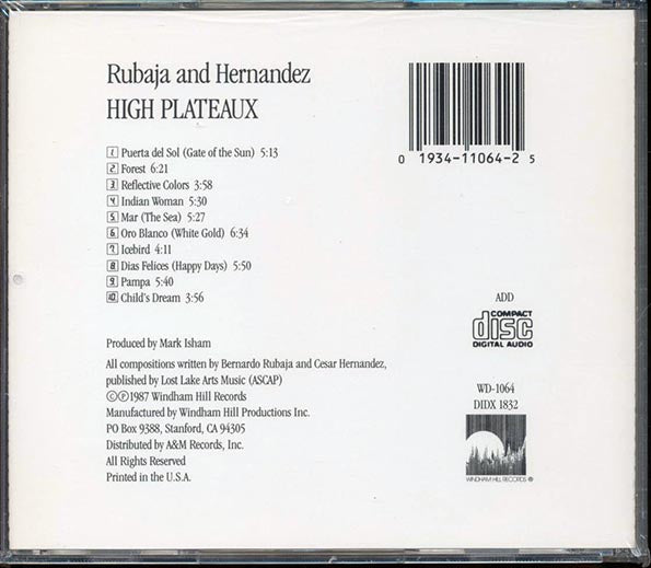 Rubaja & Hernandez - High Plateaux (CD)